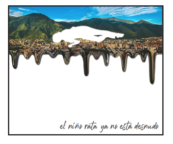Collage @mgl.escritura de "Caracas, el miedo" de Patiño / Petalurgia, 2022