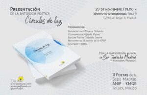 Presentación de la antología poética "Círculos de luz / ANIP - Petalurgia, 2023